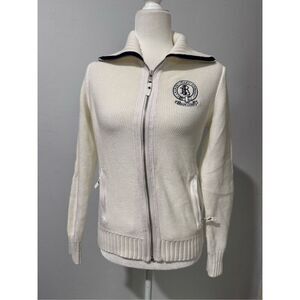 Lauren Jeans company heavy sports preppy style knit sweater S